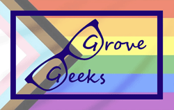 Grove Geeks glasses Logo - Pride Month